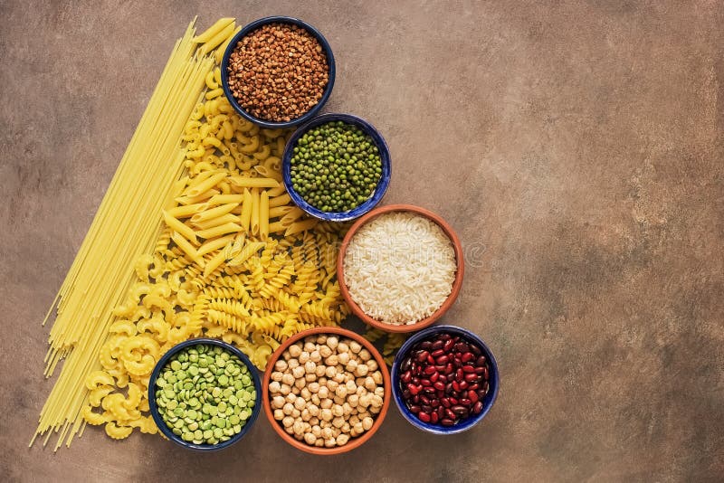 Pasta, rice, and cereals