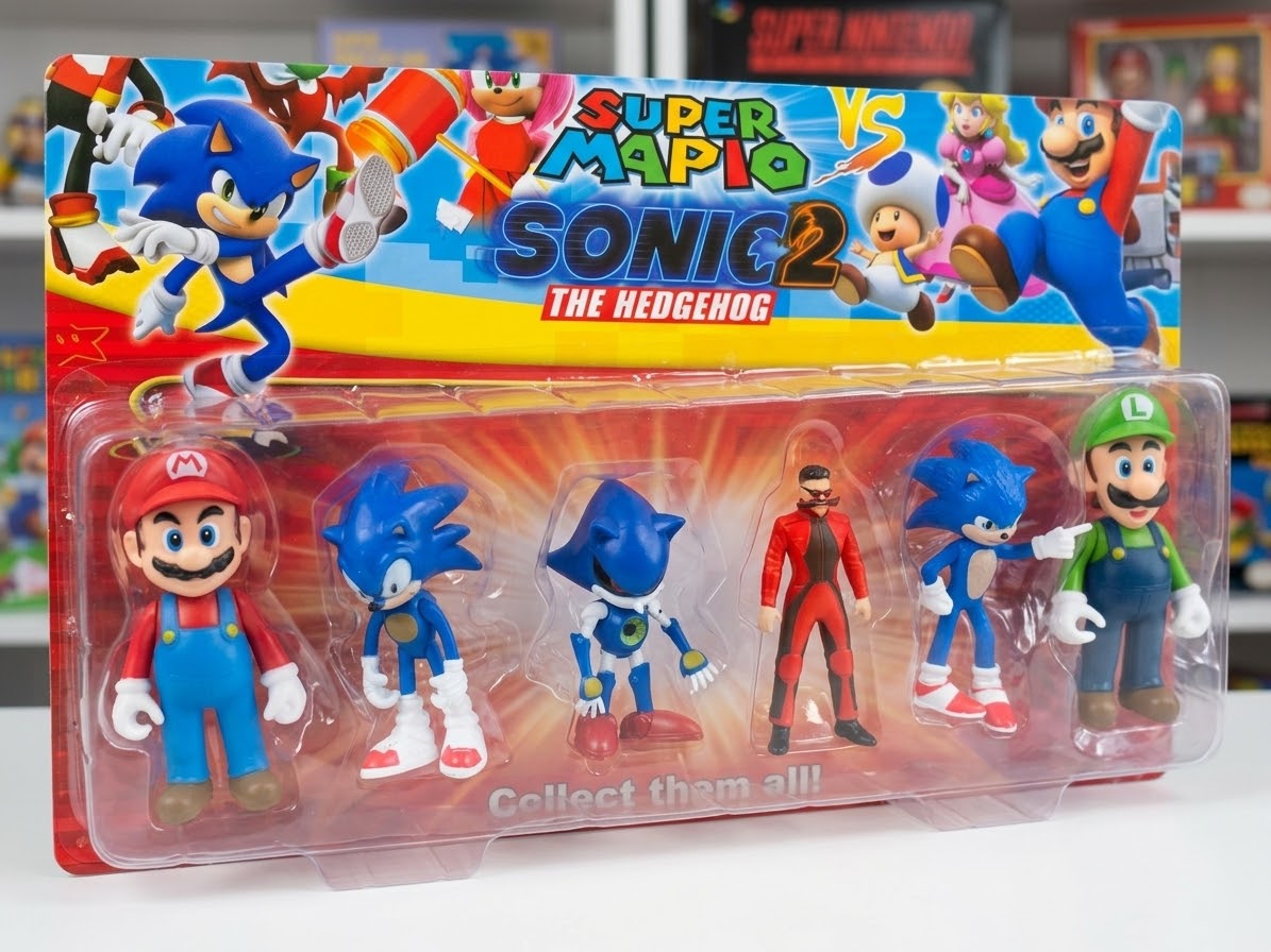 Mario vs soniv super heroes